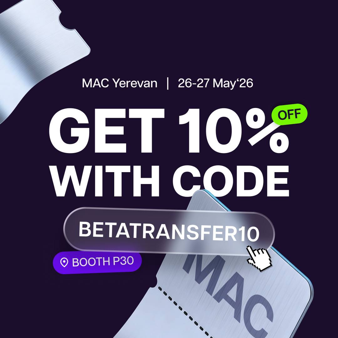 Betatransfer едет на MAC в Ереван